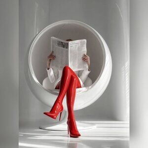 Kink Fa Latex Pantyhose Black Kink Waistline Full Cover Black pantyhose S, M, L